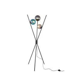 Lampadaire en métal noir