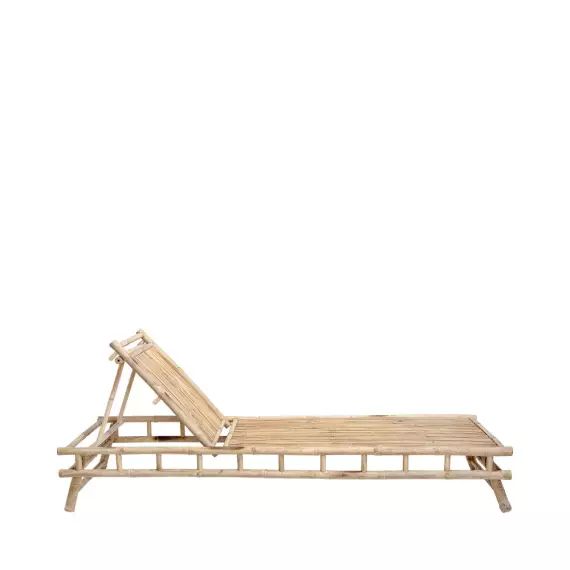Sole – Chaise longue en bambou – Couleur – Bambou