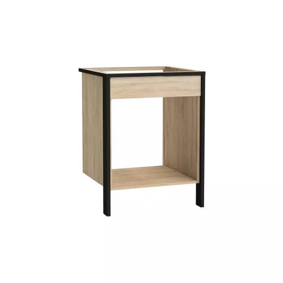 Meuble bas four/plaque L.64 cm FABRIK F5