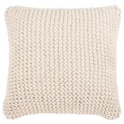 Coussin en coton écru 50×50