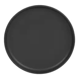 Lot de 6 assiettes plate 26 cm en grès noir