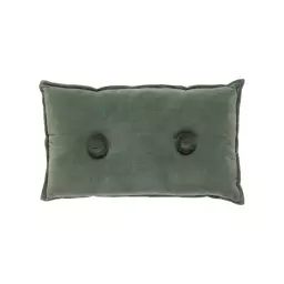 Coussin en coton vert amande 30 x 50 cm