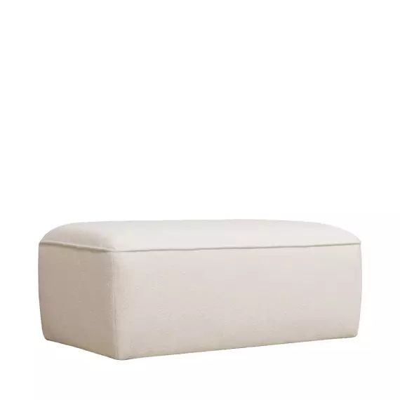Noor – Pouf pour canapé modulable en tissu bouclette
