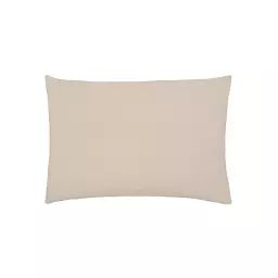 Taie d’oreiller en gaze de coton beige 50×75