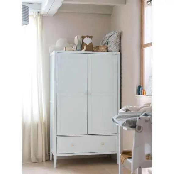 Armoire 2 portes LIGNE PARISIENNE vert d&rsquo;eau
