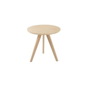 Petite table d’appoint ronde en bois