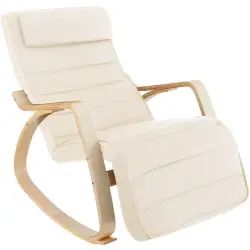 Fauteuil à bascule Onda beige