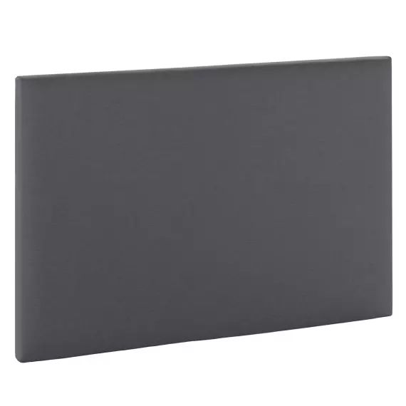 Tête de lit recouverte de tissu Gris Foncé 90×60 cm