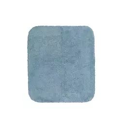 Tapis de bain doux bleu coton 55×65