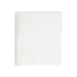Drap de bain uni en 100% coton blanc 100×150