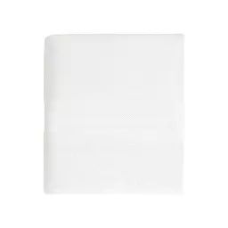 Drap de bain uni en 100% coton blanc 100×150