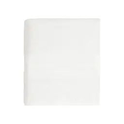 Drap de bain uni en 100% coton blanc 100×150