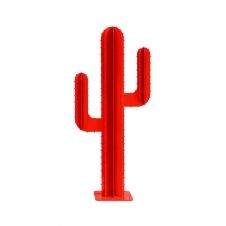 Cactus de jardin 2 branches en aluminium rouge H150cm