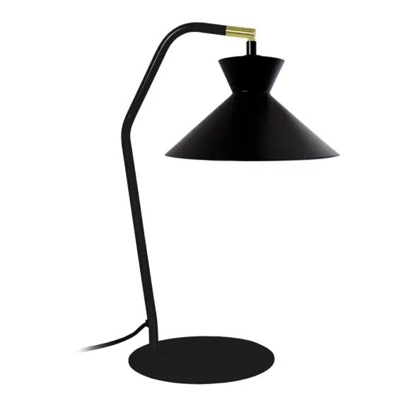 Lampe de bureau métal noir