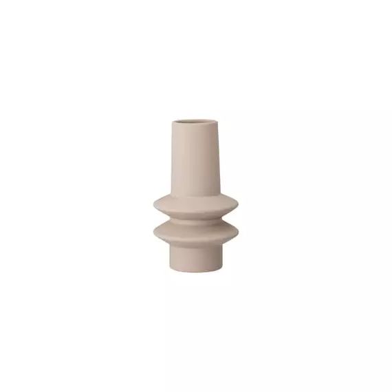 Vase Vases en Céramique, Grès – Couleur Beige – 12.5 x 12.5 x 22 cm