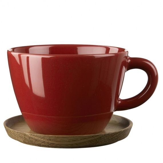 Tasse de thé Höganäs rouge
