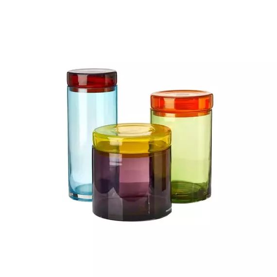 Bocal Bubbles en Verre, Verre soufflé bouche – Couleur Multicolore – 36.34 x 36.34 x 30.5 cm – Designer  Studio