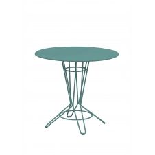 NOSTRUM – Table rond en acier vert émeraude D80