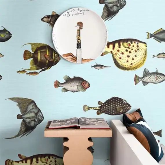 Papier Peint Poissons Tropicaux 250×200 cm