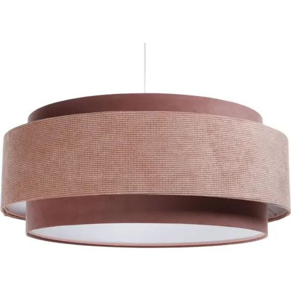 Suspension Tissu Rose 60x60x25 cm