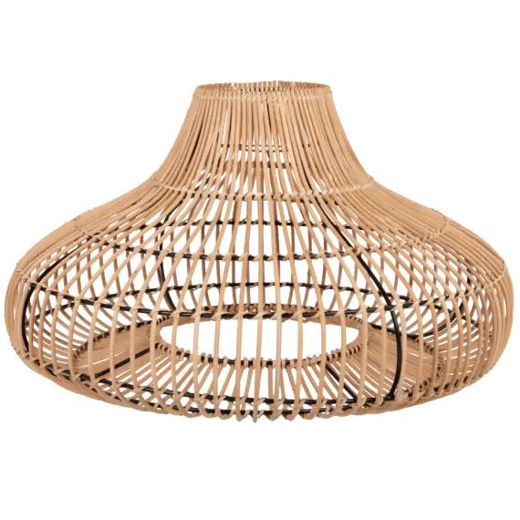 Suspension en rotin ajouré beige H27