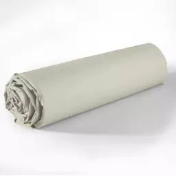 Drap Housse coton blanc 140×190 cm