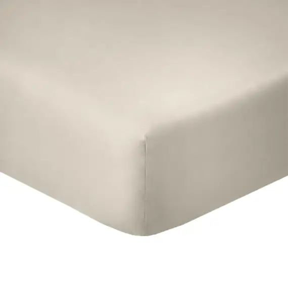 Drap Housse coton blanc 140×190 cm