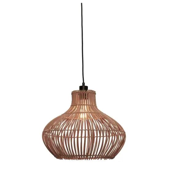 Suspension rotin  naturel, h. 35cm