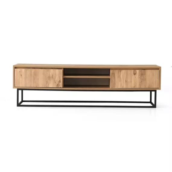 ZORIA – Meuble TV 180 cm deux niches