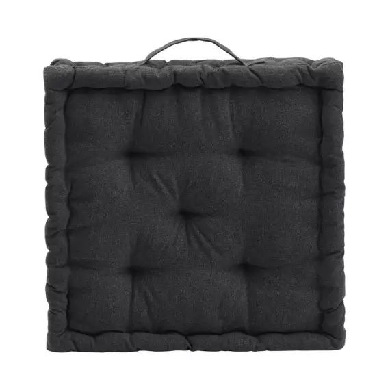 Coussin de sol 40×40 cm ZENITH Noir