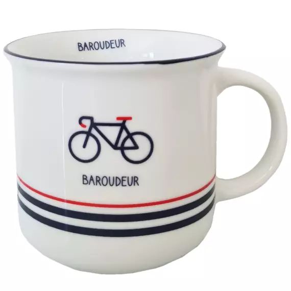 Tasse en porcelaine vélo