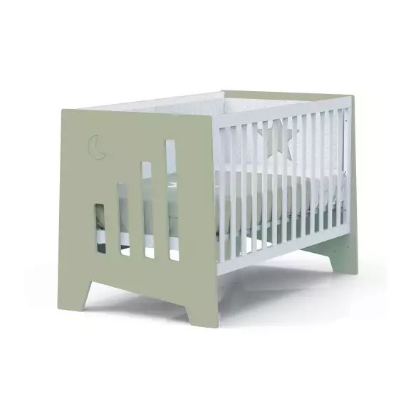 Housse de couette lit bébé/lit d'enfant 70x140 cm marengo