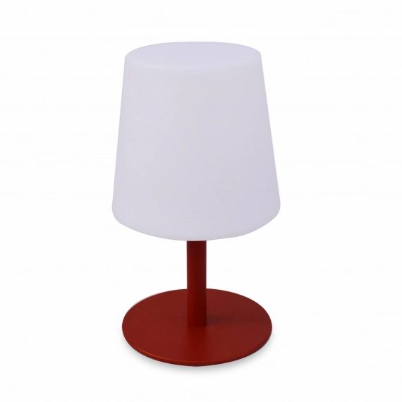 Lampe de table LED rouge 28cm