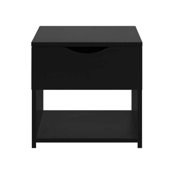 Chevet 1 tiroir LETTY coloris noir