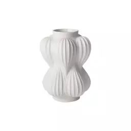 Vase Balloon en Céramique, Porcelaine – Couleur Blanc – 14 x 14 x 21 cm – Designer