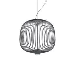 Lampe connectée Spokes en Métal, Acier verni – Couleur Gris – 340 x 44.81 x 35 cm – Designer Studio Garcia Cumini