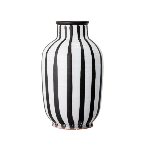 Schila – Vase à rayure en terre cuite ø26cm