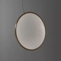Lampe connectée Discovery en Plastique, Aluminium – Couleur Transparent – 66.04 x 66.04 x 4 cm – Designer Ernesto Gismondi