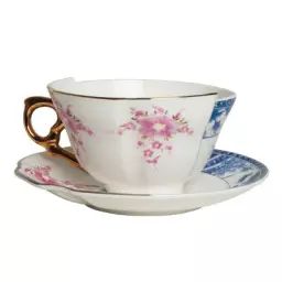 Tasse à thé Hybrid en Céramique, Porcelaine Bone China – Couleur Multicolore – 30 x 40 x 5.7 cm – Designer Studio CTRLZAK