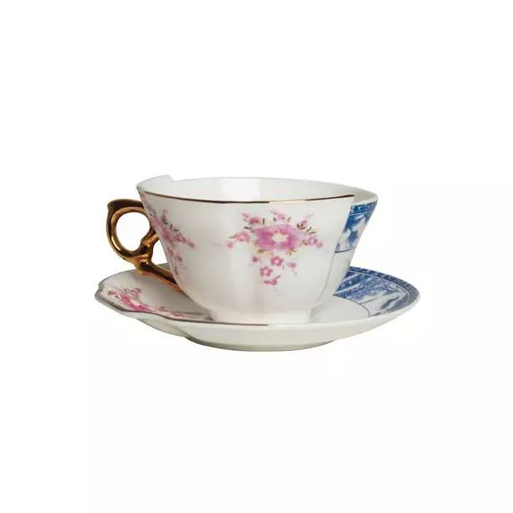 Tasse à thé Hybrid en Céramique, Porcelaine Bone China – Couleur Multicolore – 30 x 40 x 5.7 cm – Designer Studio CTRLZAK