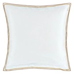 Taie d’oreiller bicolore unie en coton 64×64