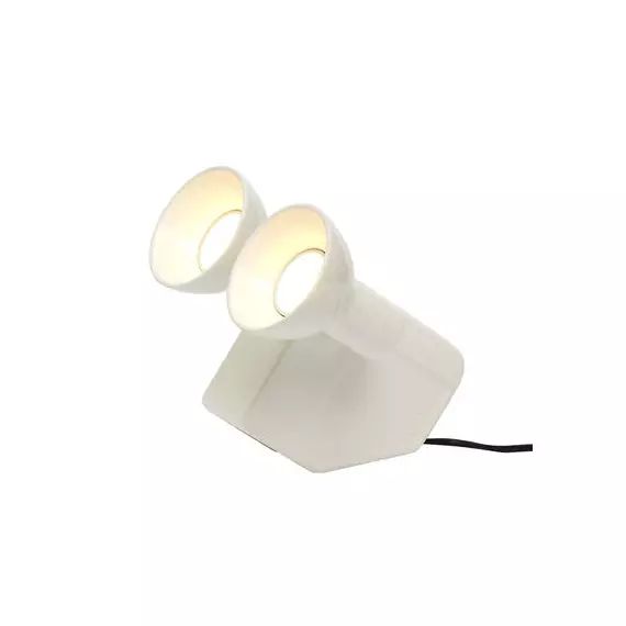 Lampe de table Olo en Céramique, Céramique émaillée – Couleur Blanc – 20 x 15 x 21 cm – Designer Jean-Baptiste Fastrez