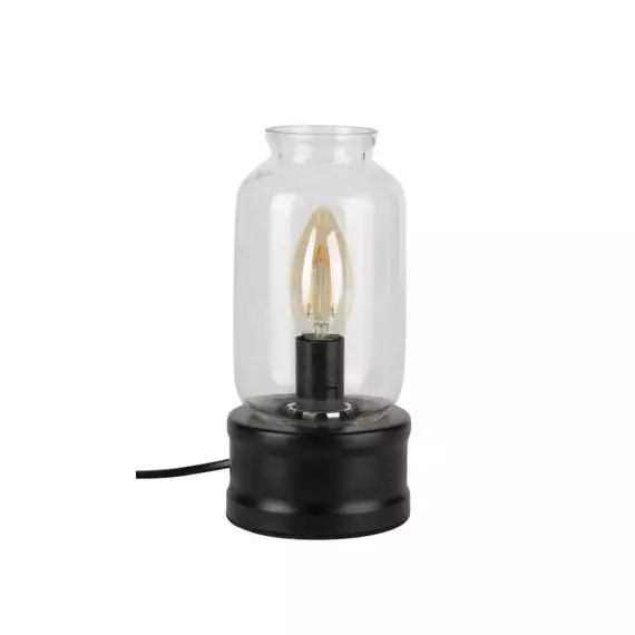 Lampe à poser H. 21 cm ALVOT Noire