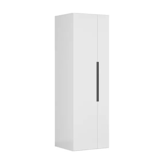 Armoire 2 portes L75 x H240 cm stratifiés blanc