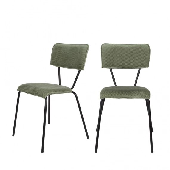2 chaises vert