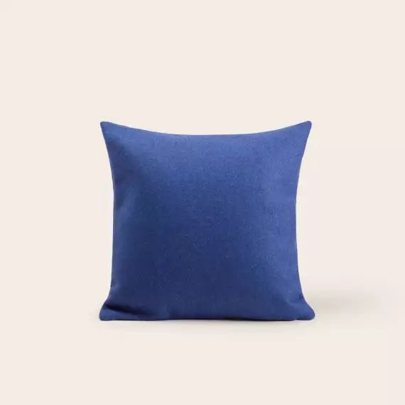 Housse de coussin MARCELO bleu outremer – BLEU