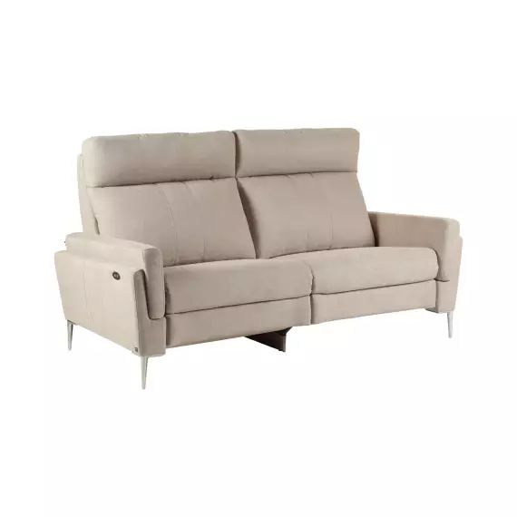 Canapé de relaxation éléctrique tissu Boston