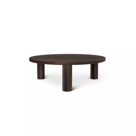 Table basse Post en Bois, MDF – Couleur Marron – 83.2 x 83.2 x 33.4 cm – Designer Trine Andersen