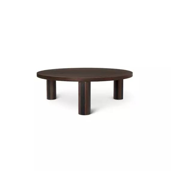 Table basse Post en Bois, MDF – Couleur Marron – 83.2 x 83.2 x 33.4 cm – Designer Trine Andersen