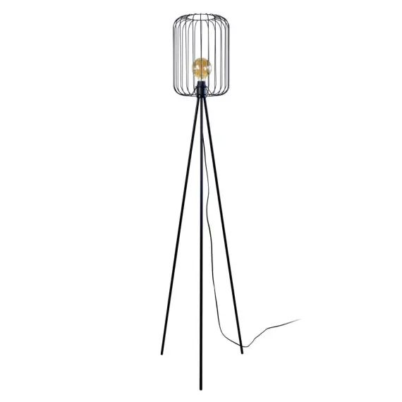 Lampadaire métal  noir